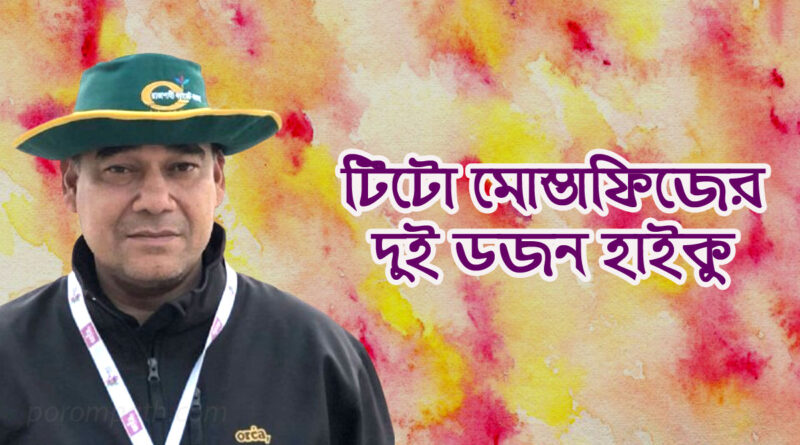 টিটো মুস্তাফিজের হাইকু