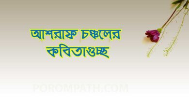 আশরাফ চঞ্চলের কবিতাগুচ্ছ