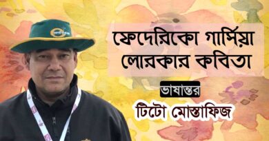 ফেদেরিকো গার্সিয়া লোরকার কবিতা federico garcia lorca poems bangla 